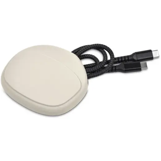 Altitude Jeffin Fast Charge Type-C to Type-C Charging Cable in Pouch Cream Pouch